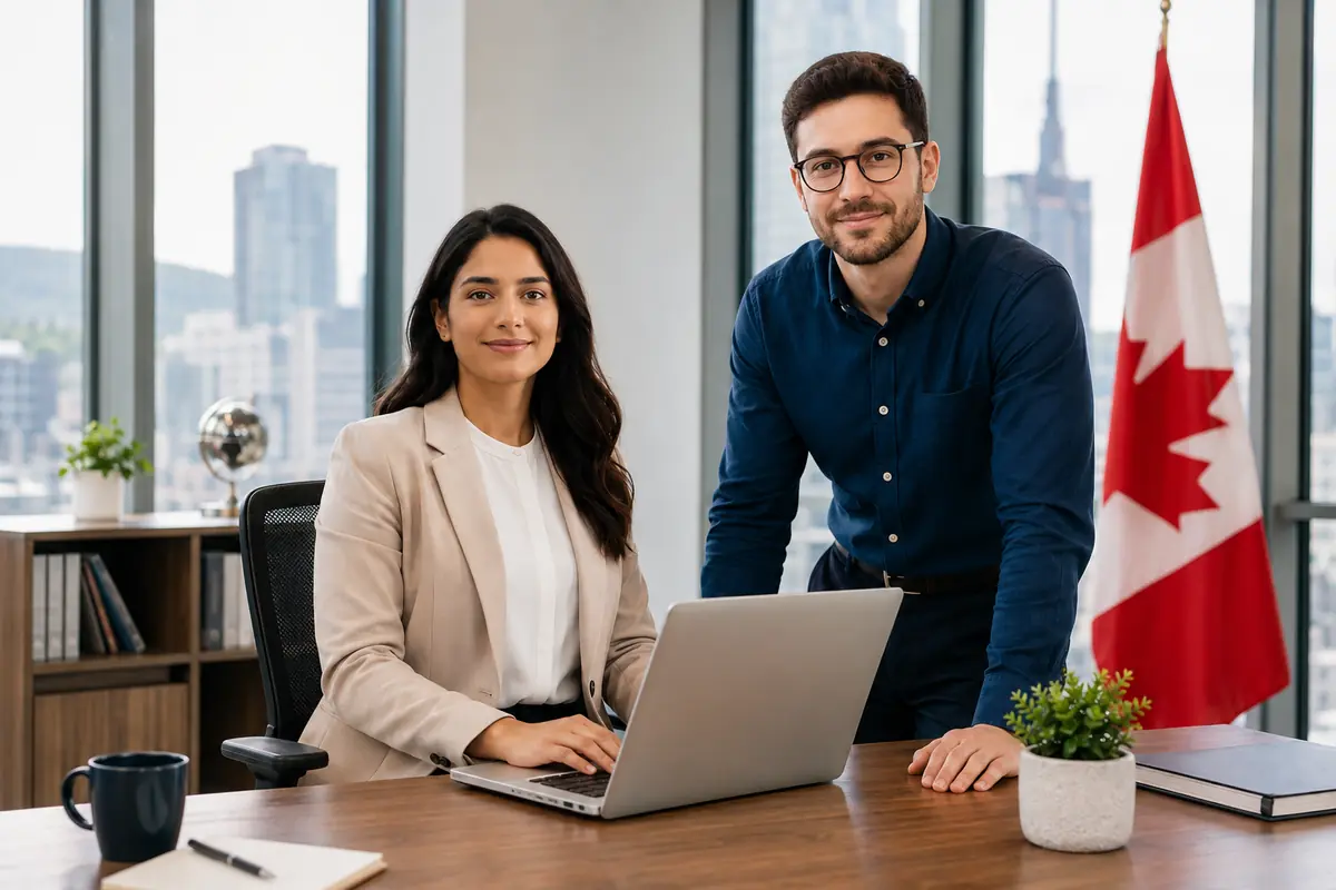The Elen Visa team in Montreal